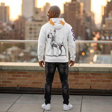 Cargar imagen en el visor de la galería, Dogo Argentino Hoodie - White Dogo Graphic Pullover for Dog Lovers