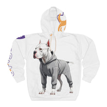 Cargar imagen en el visor de la galería, Dogo Argentino Hoodie - White Dogo Graphic Pullover for Dog Lovers

