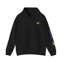Cargar imagen en el visor de la galería, Rottweiler Portrait Hoodie – Dog Lover Pullover with Sleeve Graphics
