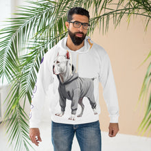 Cargar imagen en el visor de la galería, Dogo Argentino Hoodie - White Dogo Graphic Pullover for Dog Lovers
